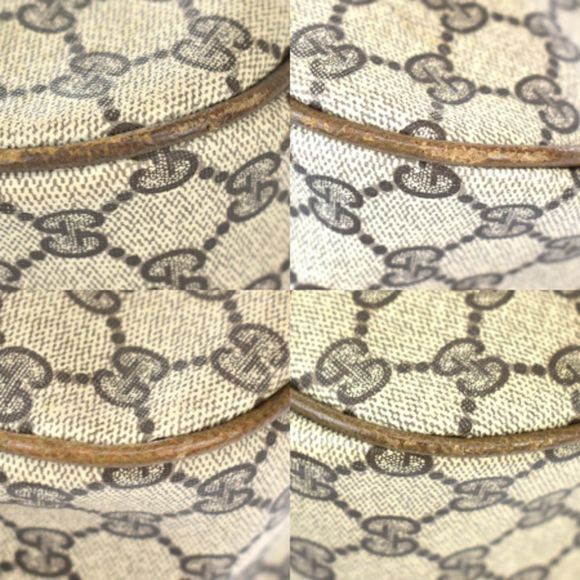 Gucci Sherry Shoulder Bag GG Pattern Interlocking Brown Green Red PVC Leather - Picture 7 of 9